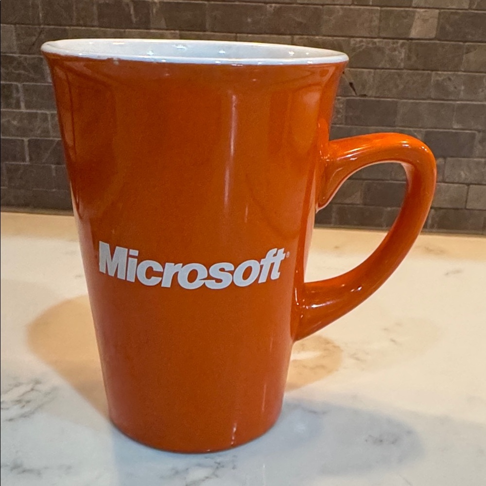 Microsoft Vibrant Orange Mug